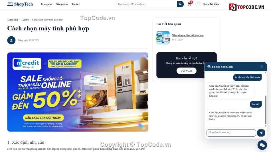 web,website bán máy tính,web máy tính